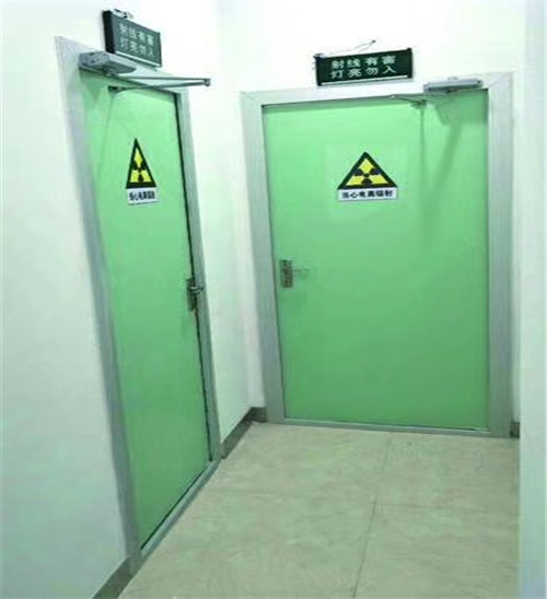 锡林郭勒厂家定制防 辐射铅门 CT室铅门 放射科射线防护施工